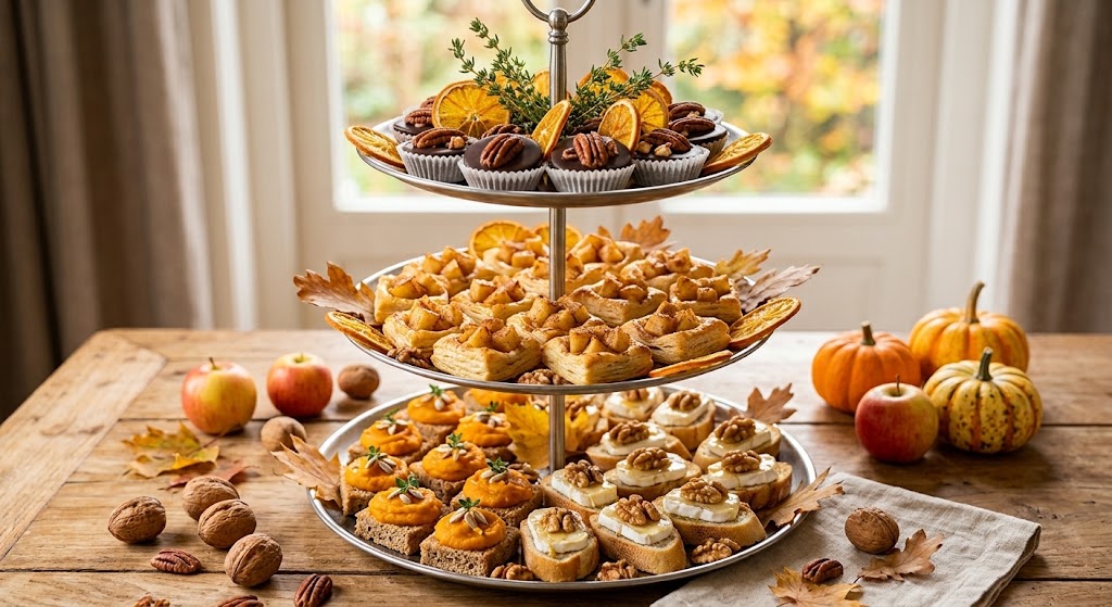 Drie lagen vol herfstsmaak, klaar om te delen