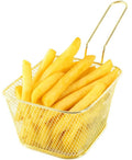 Cookinglife Frietmandje Goud 14 x 11 x 7 cm