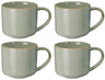 Cookinglife Koffiemokken Serene Green 330 ml - Stentøj - 4 stk.