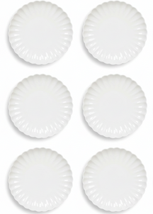 Cookinglife Morgenmadstallerkener / Desserttallerkener Cardida Off White ø 19.5 cm - 6 Styk