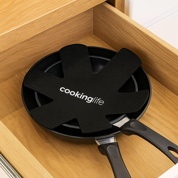 Cookinglife Pannenbeskyttere Antracit ø 38 cm - 2 stk.