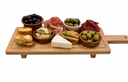 Cookinglife Serveringsbræt / Tapasbræt på ben - L - Bamboe - 58 x 19 cm