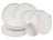 Cookinglife Serviesset Cardida Off White 18-delig / 6 personer - 6 middagstallerkener, 6 morgenmadstallerkener og 6 skåle