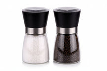 Cookinglife Peber- og Saltmøllesæt - Glas - Sort - 2-Delt