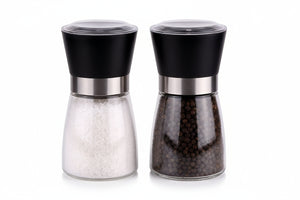 Cookinglife Peber- og Saltmøllesæt - Glas - Sort - 2-Delt