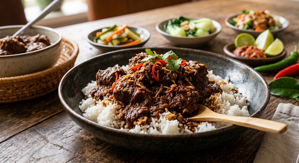 Het meest smaakvolle Indonesische rundvlees dat je ooit op tafel zet.