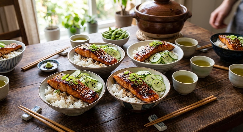 Perfekt ris som base for en velsmagende japansk tallerken
