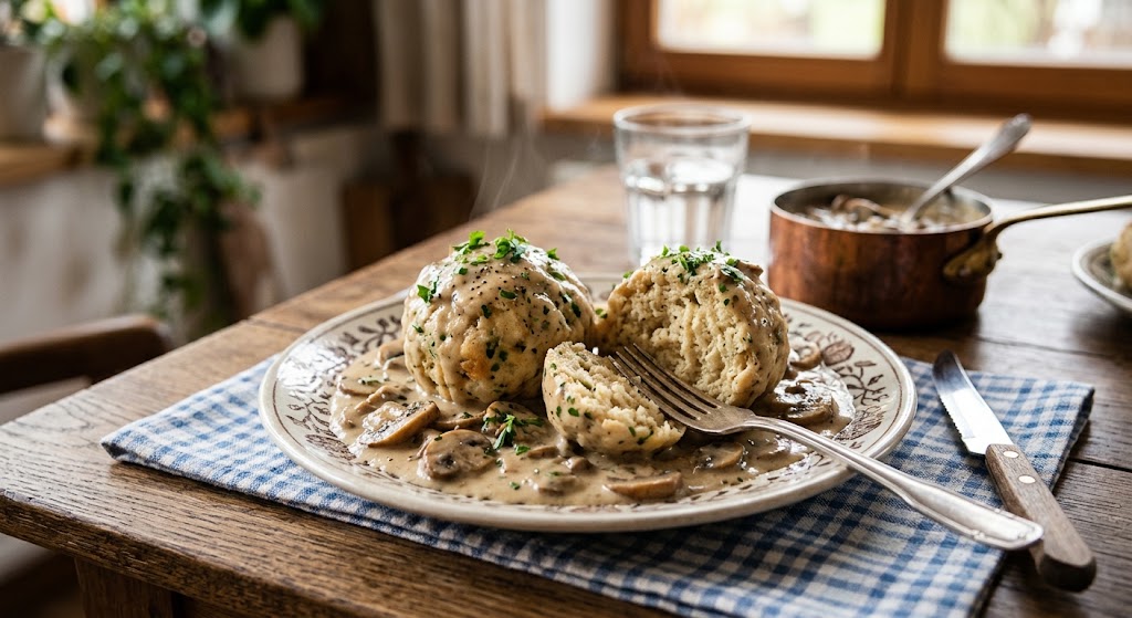Smagfulde brødknoedler fra det bayerske køkken