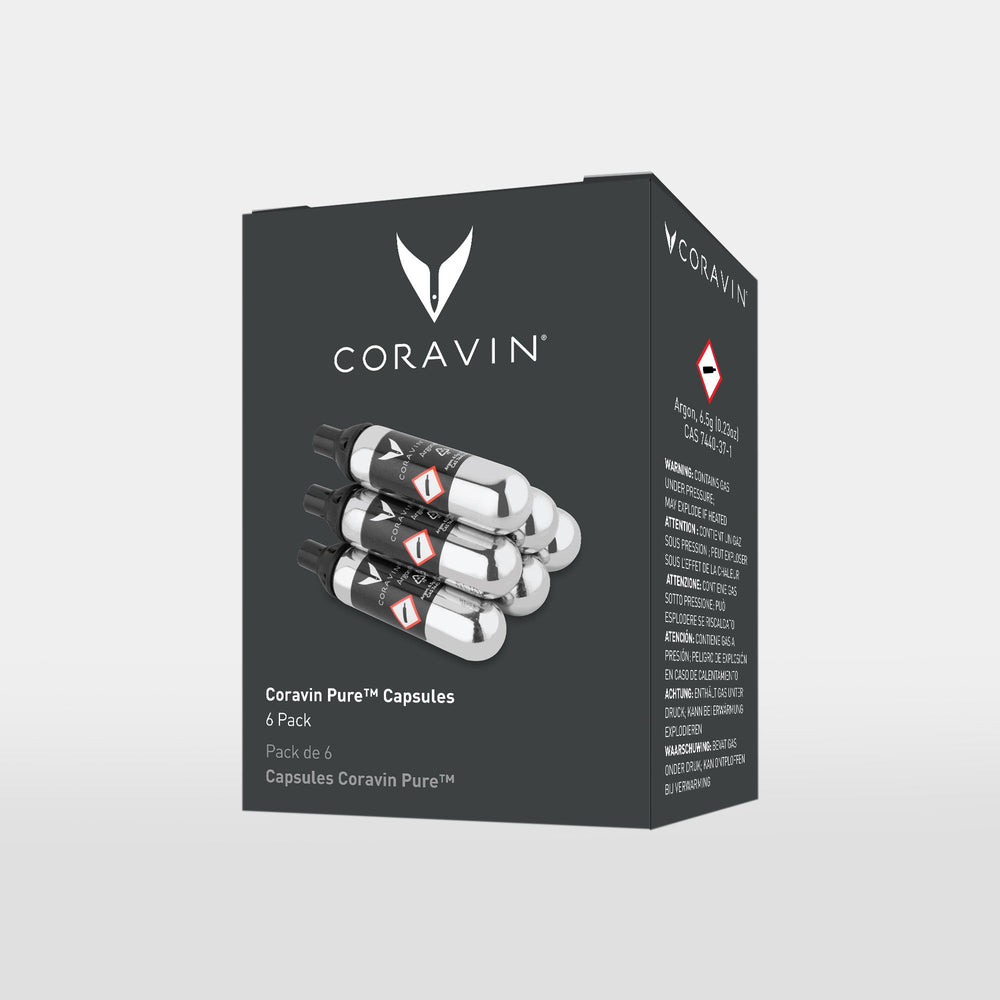 Coravin Argon Capsules Pure 6 stk - 21 ml