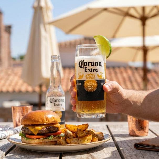 Corona Bierglazen 330 ml - 4 stuks