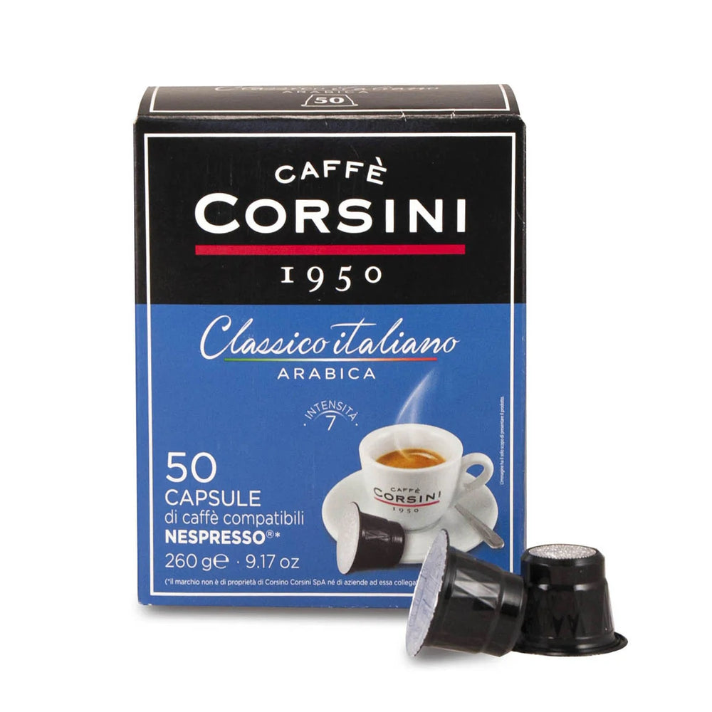 Caffè Corsini Koffiecups Classico Italiano Arabica - til Nespresso - 50 kapsler