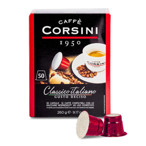 Caffè Corsini Koffiecups Classico Italiano Gusto - til Nespresso - 50 kapsler