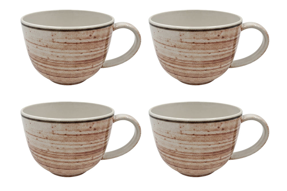 Cosy & Trendy Krus Sintra Terracotta 350 ml - 4 stk.