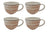 Cosy & Trendy Krus Sintra Terracotta 350 ml - 4 stk.