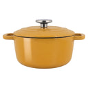 Cosy & Trendy Braadpan med deksel Fontestic Gietijzer Amber Gold Ø 20 cm / 2.7 Liter - emaljeret non-stick belægning