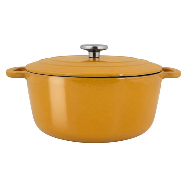 Cosy & Trendy Braadpan med deksel Fontestic Gietijzer Amber Gold Ø 24 cm / 4.6 Liter - emaljeret non-stick belægning