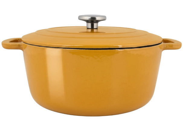 Cosy & Trendy Braadpan med deksel Fontestic Gietijzer Amber Gold Ø 28 cm / 6.8 Liter - emaljeret non-stick belægning