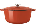 Cosy & Trendy Braadpan med låg Fontestic Gietijzer Rust Ø 28 cm / 6.8 Liter - emaljeret non-stick belægning