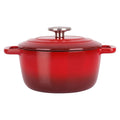 Cosy & Trendy Braadpan met deksel Fontestic Gietijzer Traditional Red ø 20 cm / 2.7 Liter