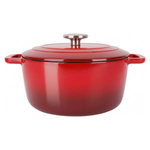 Cosy & Trendy Braadpan met deksel Fontestic Gietijzer Traditional Red ø 24 cm / 4.6 Liter