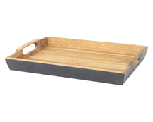 Cosy & Trendy Dienblad Grijs Acacia met Handvatten - 35.5 x 25 cm