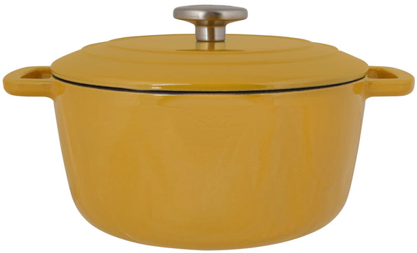 Cosy & Trendy Braadpan med deksel Fontestic Gietijzer Amber Gold Ø 28 cm / 6.8 Liter - emaljeret non-stick belægning