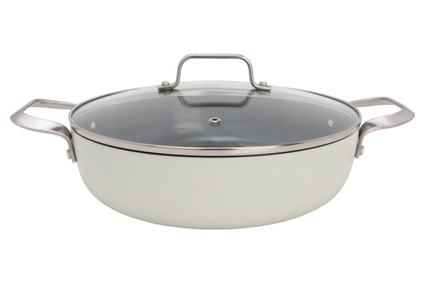 Cosy & Trendy Sauterpande med låg Cerapro Clay ø 28 cm - keramisk non-stick belægning