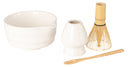 Cosy & Trendy Matcha Sæt - Porcelæn & Bambus - 4-delt