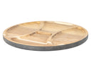 Cosy & Trendy Træ Serveringsbræt / Snackbræt med 4 Rum - Akacietræ - ø 29,5 cm