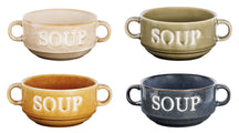 Cosy & Trendy Suppeskåle / Skåle Soup Multicolor ø 12 cm / 450 ml - 4 stk.