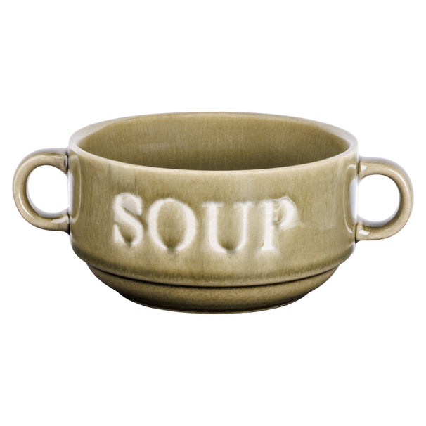 Cosy & Trendy Suppeskåle / Skåle Soup Grøn ø 12 cm / 450 ml - 4 stk.