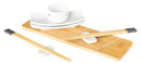 Cosy & Trendy Sushi Sæt til 2 Personer - Porcelæn & Bamboe - 9-delt