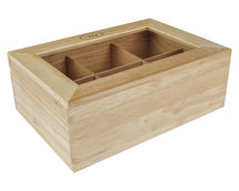 Cosy & Trendy Theedoos - Theekist - Hout - 6 vakken - 34 x 23 x 12 cm