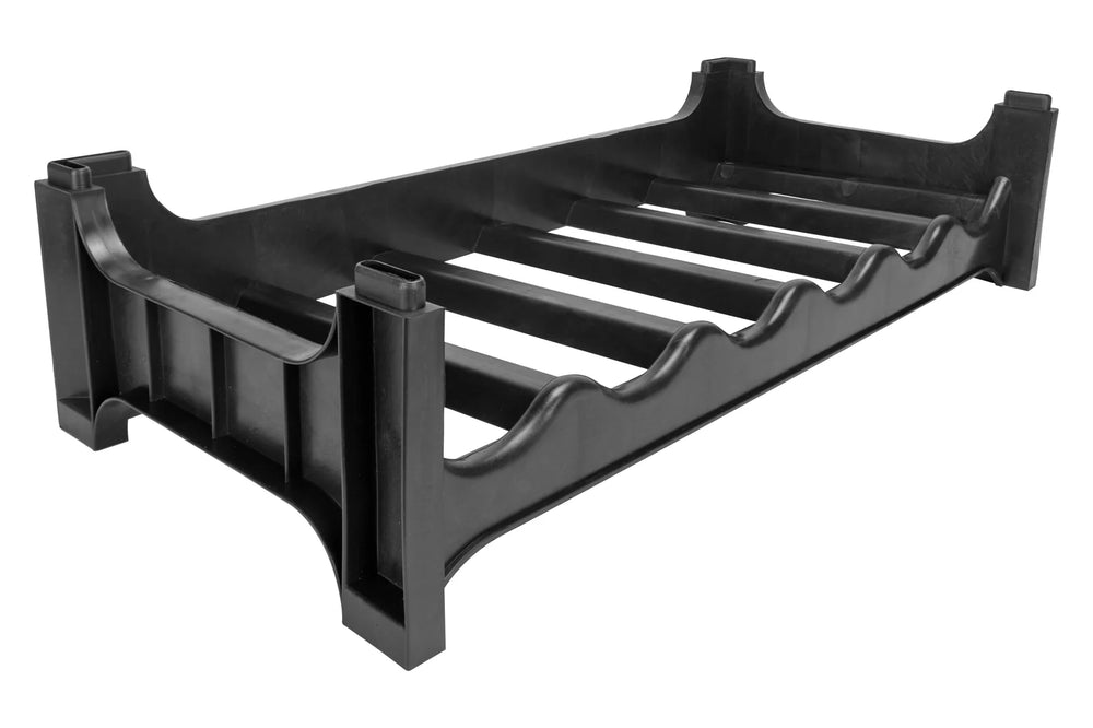 Vinstativ Stapelbar Sort - Plast - 60 flasker - 10 stk.
