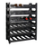 Vinhylde Stapelbar Sort - Plast - 36 flasker - 6 stk.