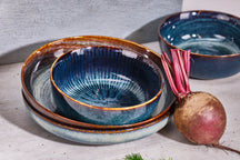 Cosy & Trendy Dinerborden Atlantis Stripe ø 27.5 cm - 4 Stuks