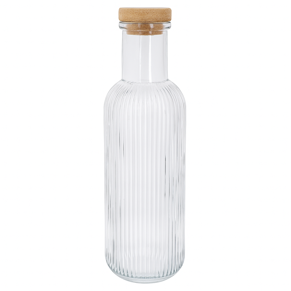 Cosy & Trendy Karaf med Kurk - Vandkaraf - Raya - Transparent - 1 Liter