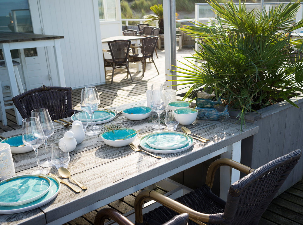 Cosy & Trendy Mokken / Bekers - Laguna Azzurro 390 ml - 4 Stuks