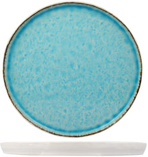 Cosy & Trendy Dinerborden Laguna Azzurro ø 27 cm - 4 Stuks