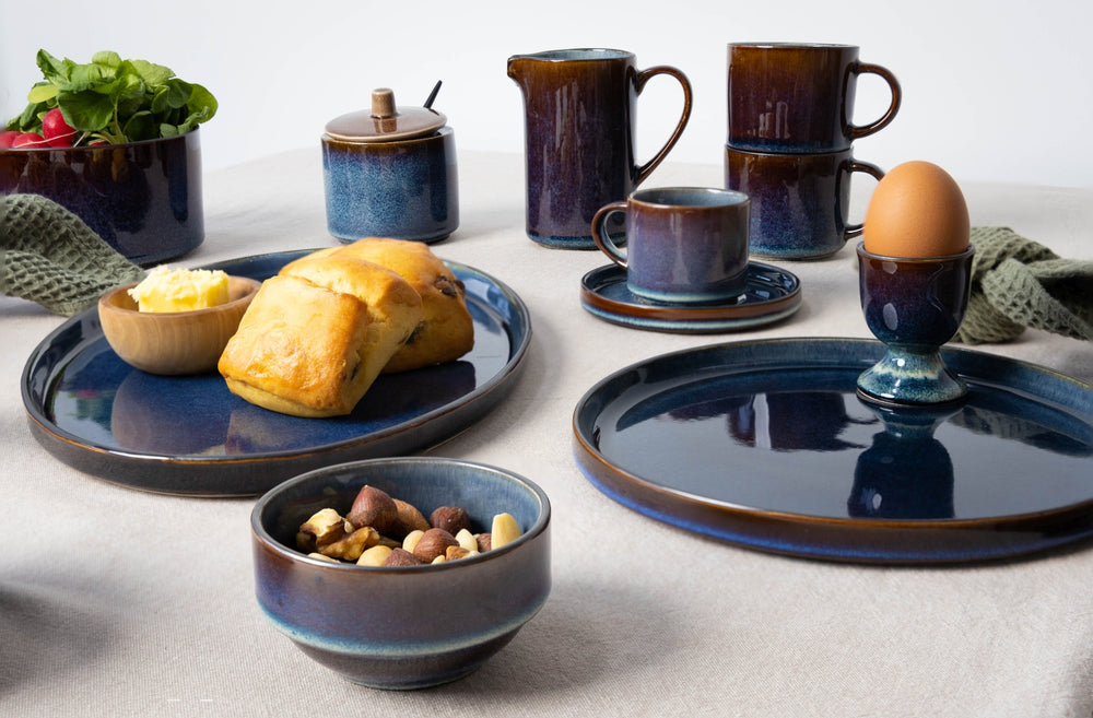 Cosy & Trendy Mok Quintana Blue - 450 ml - 4 Stuks