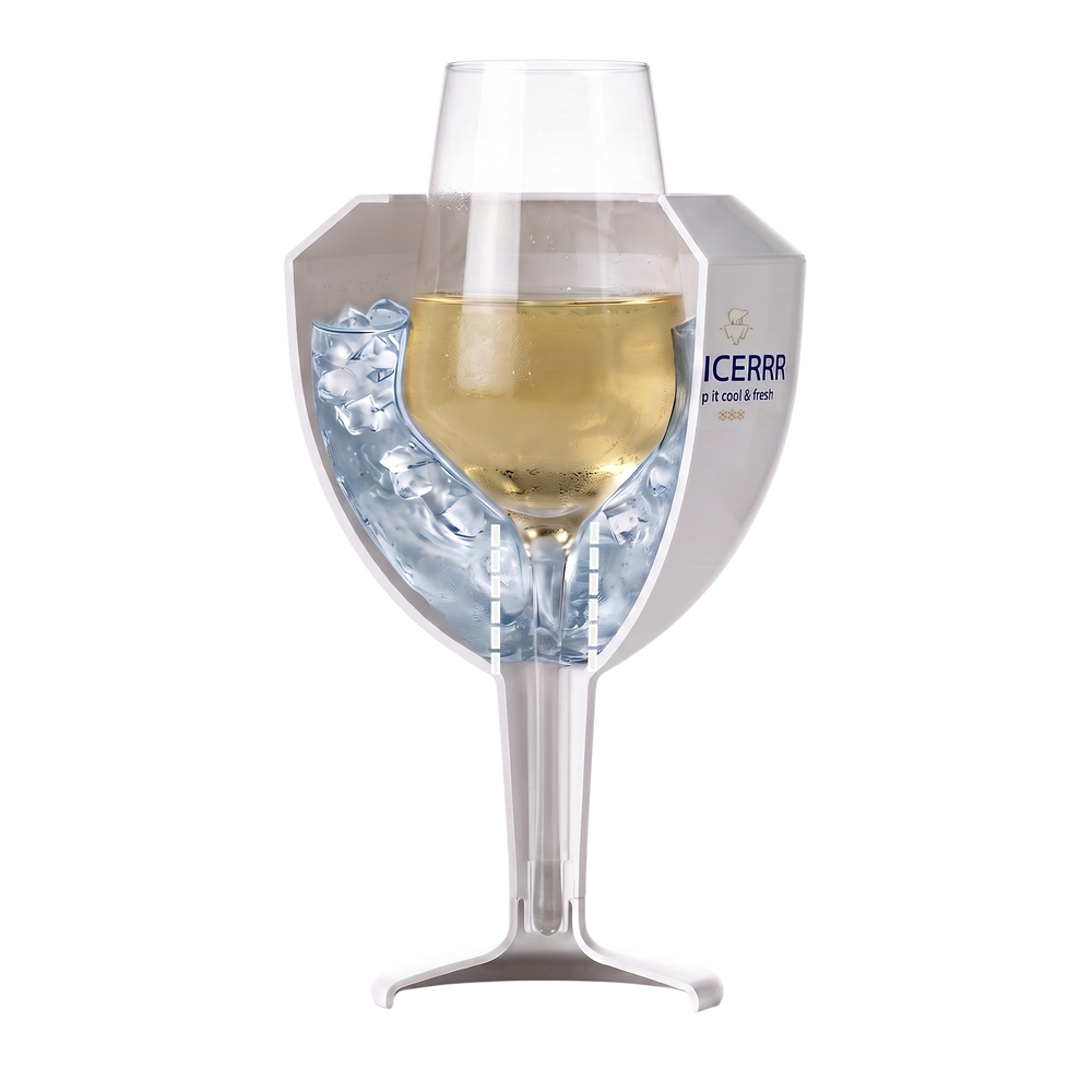 GLICERRR Vinglas køler og holder sæt + glas