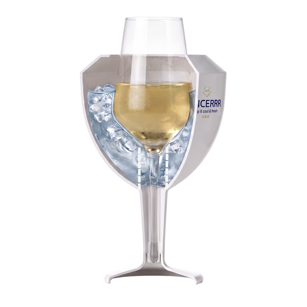 GLICERRR Vinglas køler og holder sæt + glas