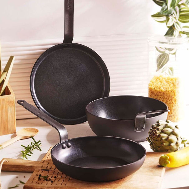 De Buyer Hapjespan / Sauteuse Ceranoa - ø 24cm / 3.3 liter - keramisk non-stick belægning