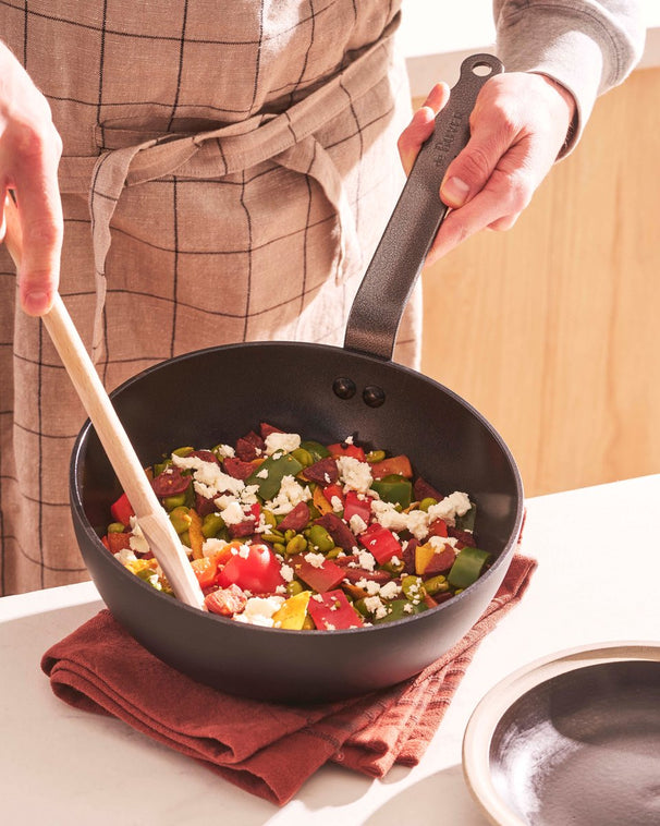 De Buyer Hapjespan / Sauteuse Ceranoa - ø 28cm / 4.4 liter - keramisk non-stick belægning