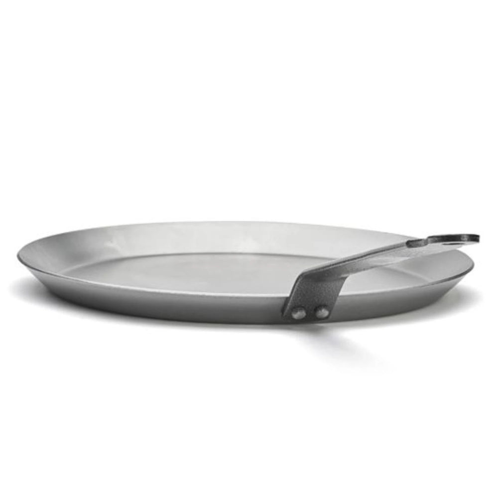 De Buyer Pande til pandekager / Crêpepan Carbone Plus - Pladejern - ø 26 cm - uden non-stick belægning