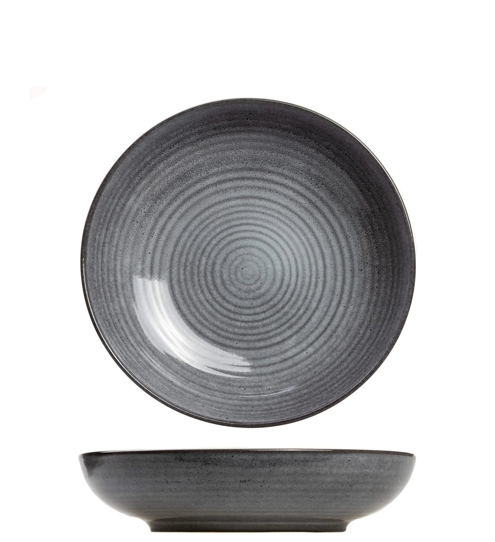 Cosy & Trendy Serviesset Kentucky Grey 12-delig / 4 personer - 4 dinerborde, 4 morgenborde og 4 dybe bunde