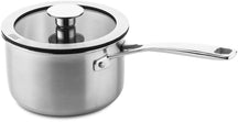 DUCQ Pannenset 6-Delig - Downdraft Egnet - Kogepande ø 16, 18, 20, 24 cm & Stegepande ø 16 cm & Gryde ø 26 cm + Låg