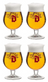Duvel Ølglas 330 ml - 4 Stk.