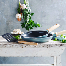 GreenPan Stegepande sæt med spatel - Mayflower - ø 20 & 24 cm - keramisk non-stick belægning