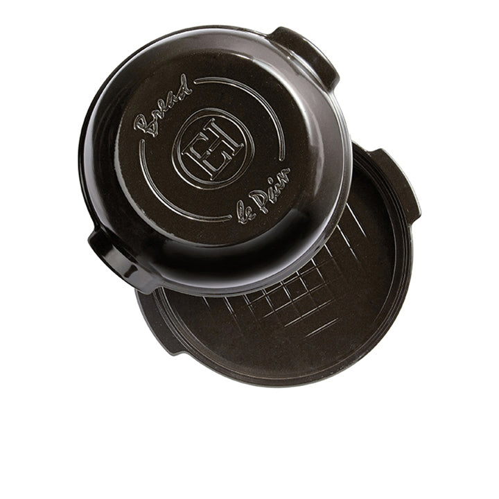 Emile Henry Broodbakvorm rund - Keramik - Fusain - ø 29,5 cm / 5,2 Liter